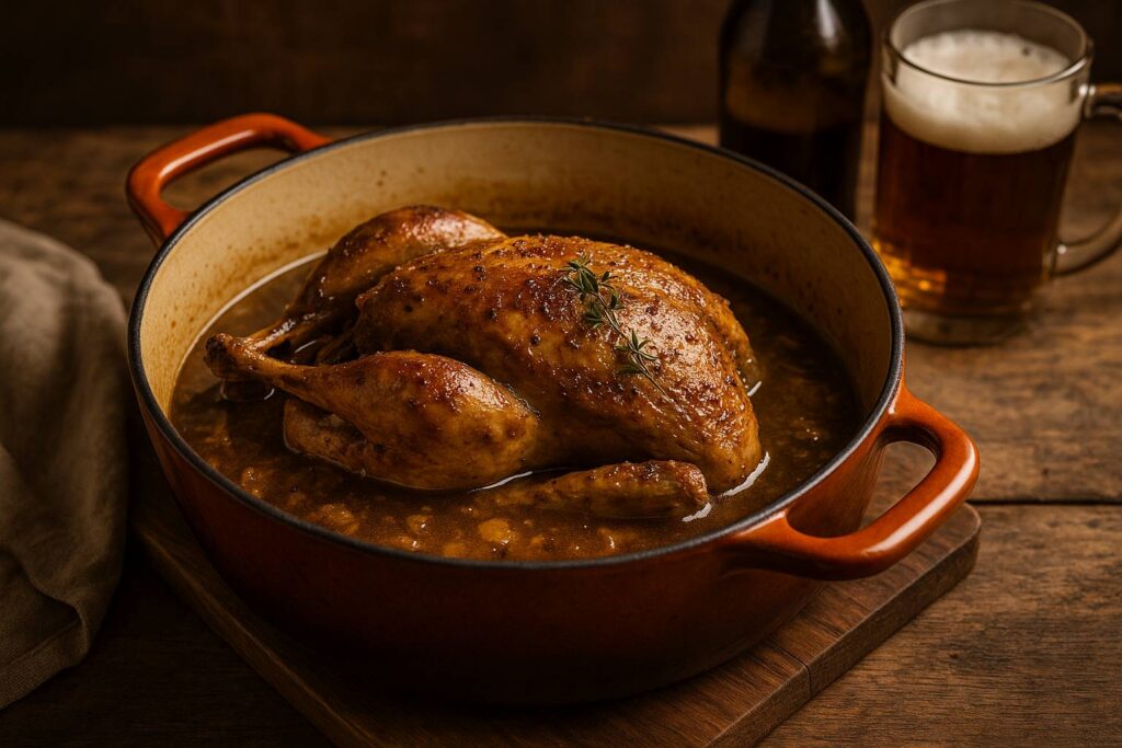 Faisan à la bière