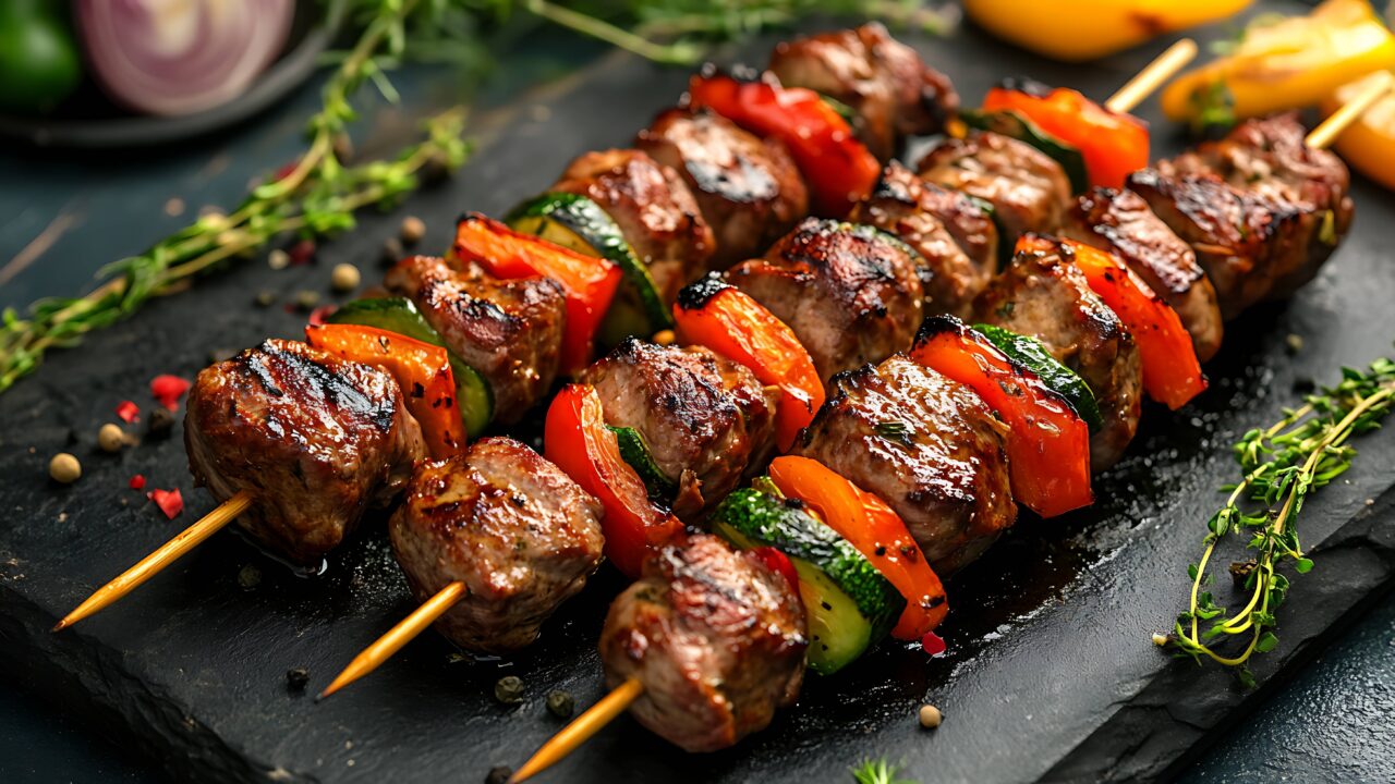 Comment préparer des brochettes de chevreuil à cuire au barbecue?