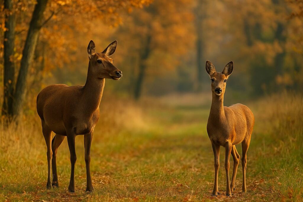Quelle est la femelle du cerf ?Surtout pas la chevrette!