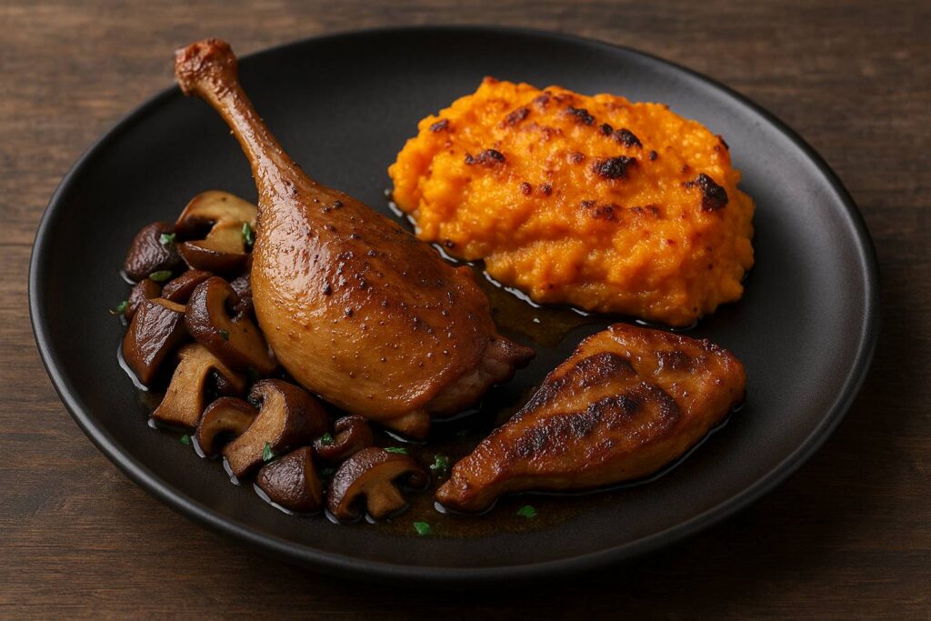 Sarcelles aux cèpes