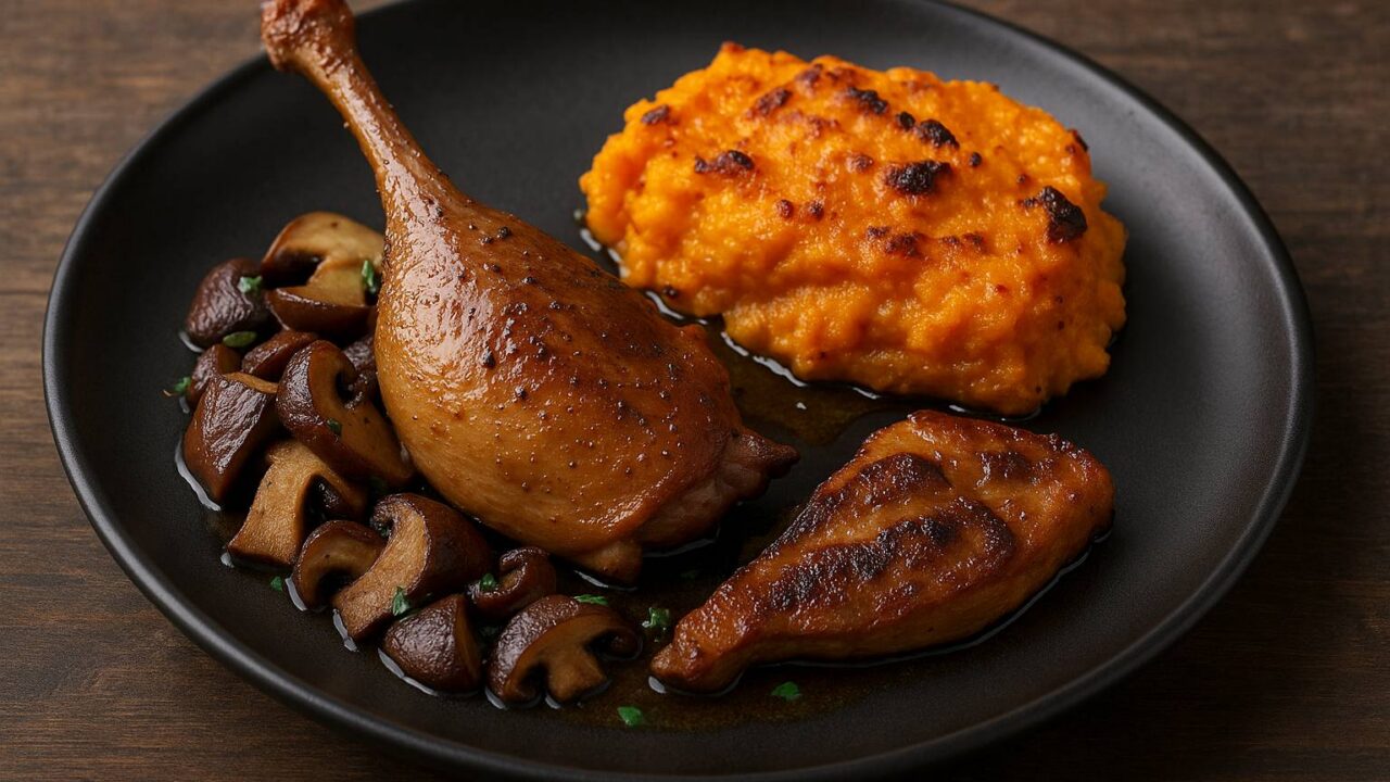 Sarcelles aux cèpes