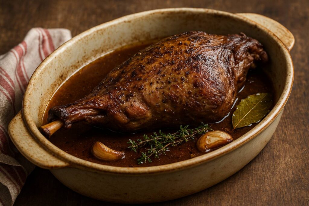 Cuissot de chevreuil au four (facile et rapide)