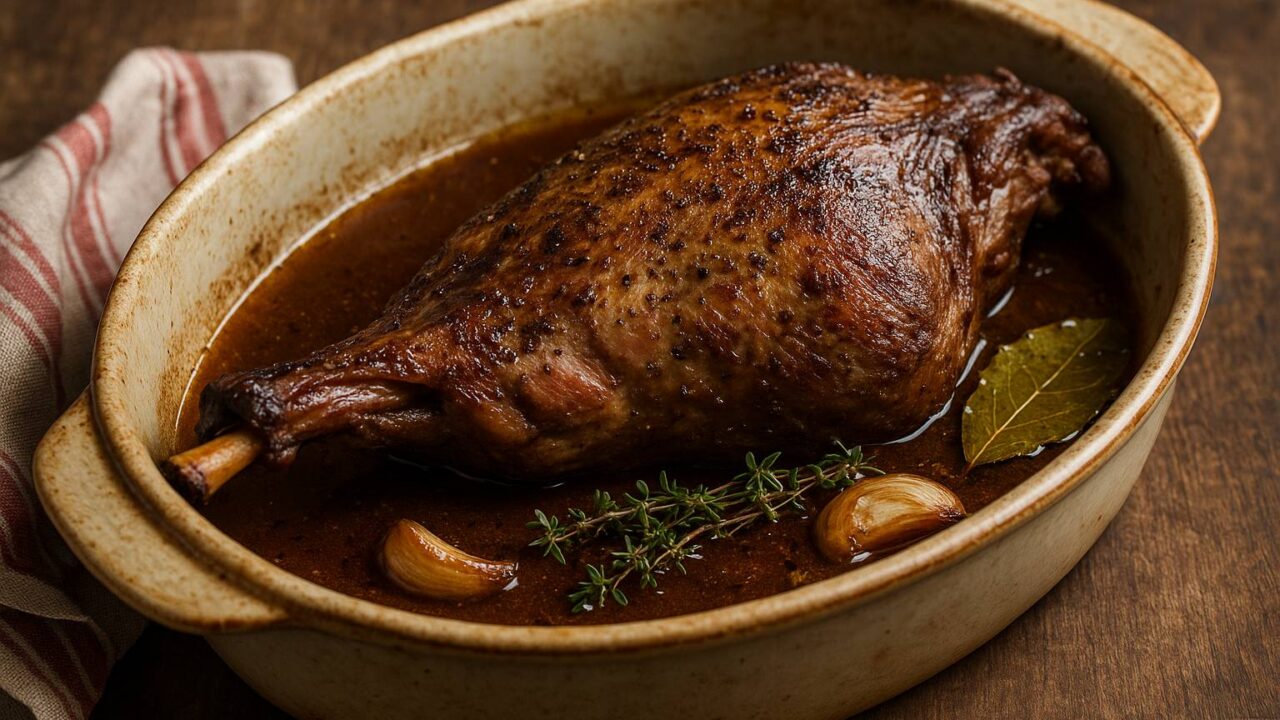 Cuissot de chevreuil au four (facile et rapide)