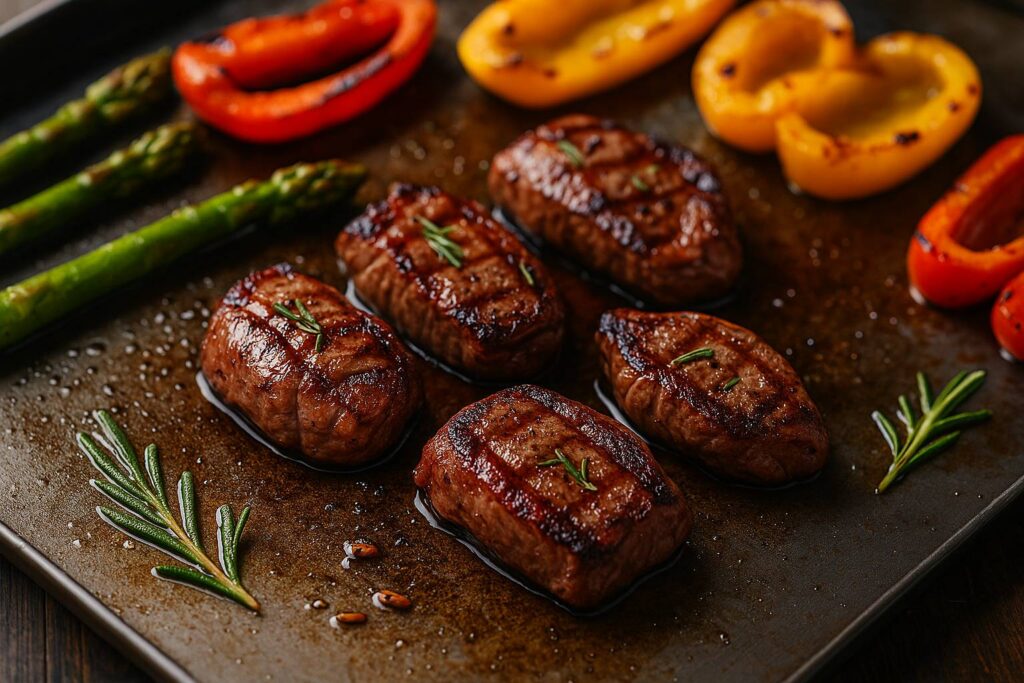 Noisettes de chevreuil à la plancha