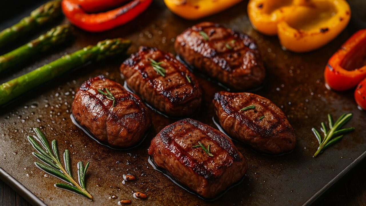 Noisettes de chevreuil à la plancha