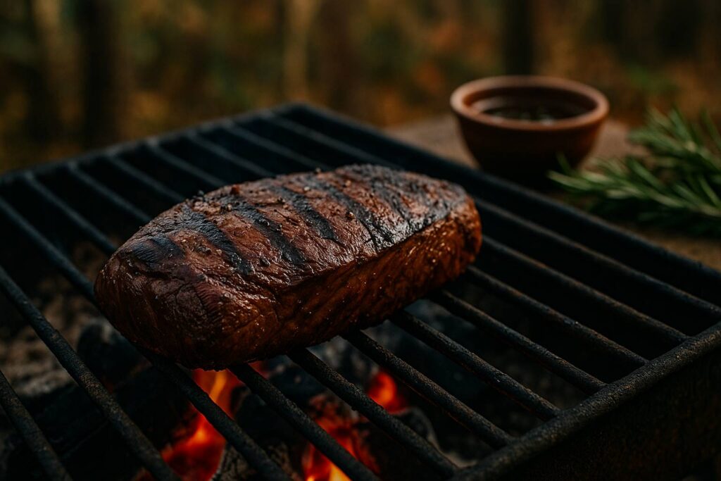 Chevreuil au barbecue