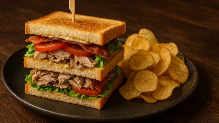 Club sandwich de faisan rôti