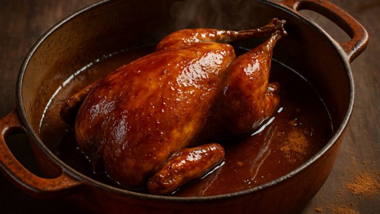 Faisan au miel et aux épices douces