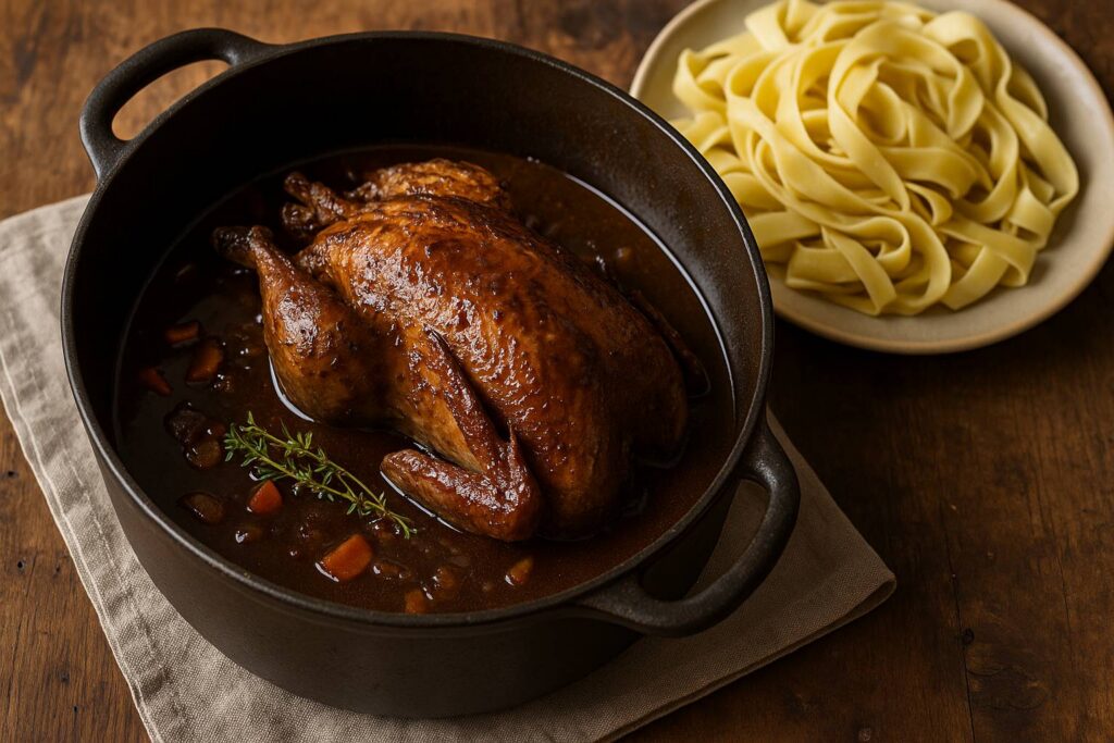 Faisan sauce grand veneur