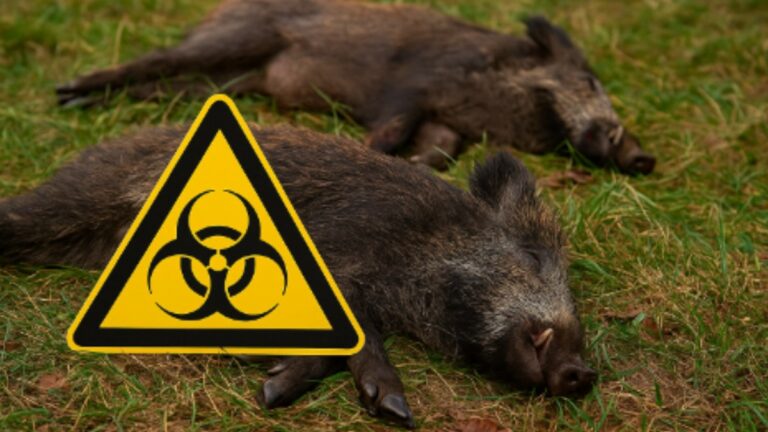 Sangliers morts de peste porcine Africaine Espagne