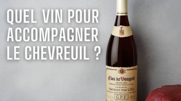 Quel vin pour accompagner le chevreuil ?