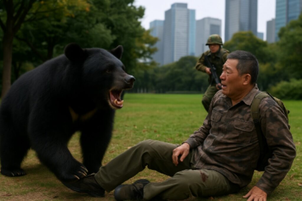 Attaque d'ours au Japon