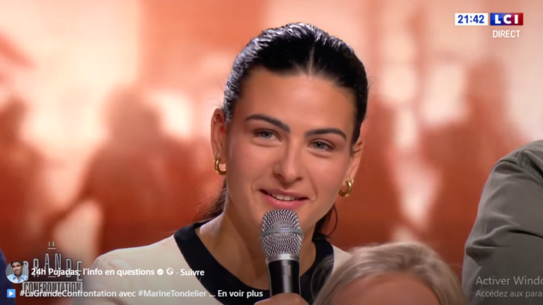 Une chasseresse bouscule Marine Tondelier sur le plateau de David Pujadas