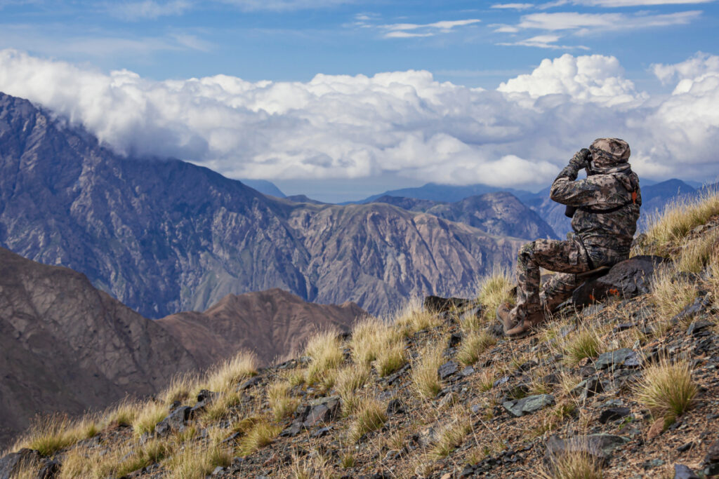 Chasseur en montagne