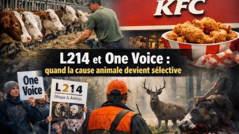 L214 et One Voice : quand la cause animale devient sélective