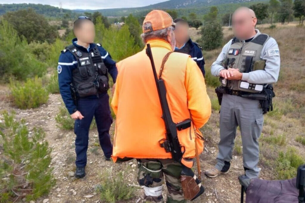 Contrôle chasseur OFB Gendarmerie