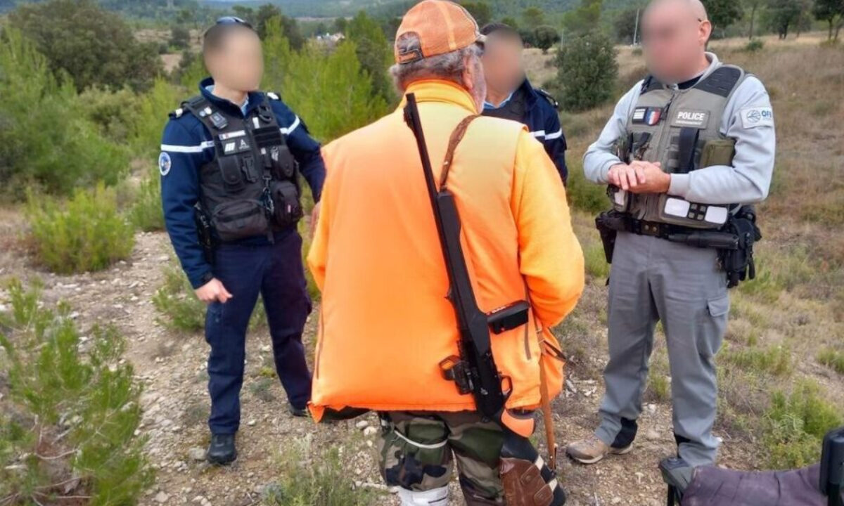 Contrôle chasseur OFB Gendarmerie