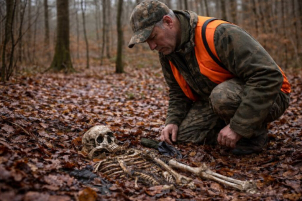 Découverte d'ossements humains par un chasseur
