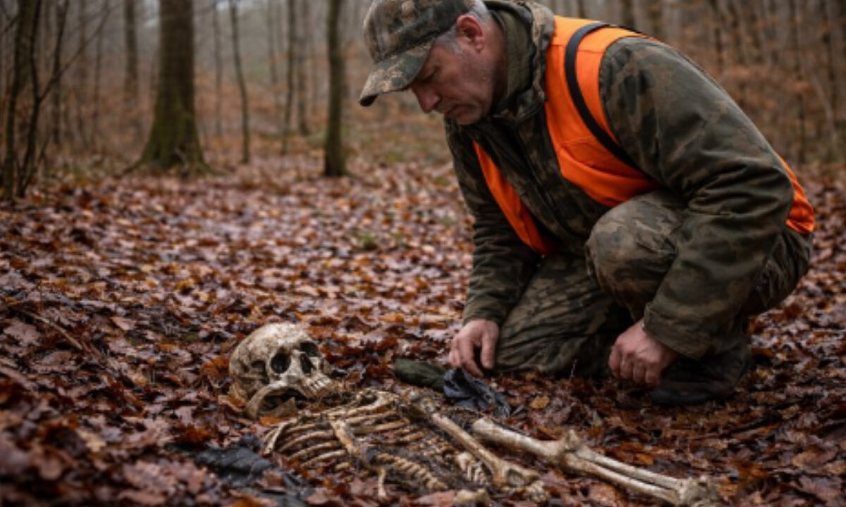 Découverte d'ossements humains par un chasseur