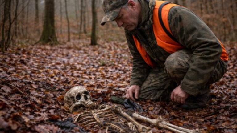 Découverte d'ossements humains par un chasseur