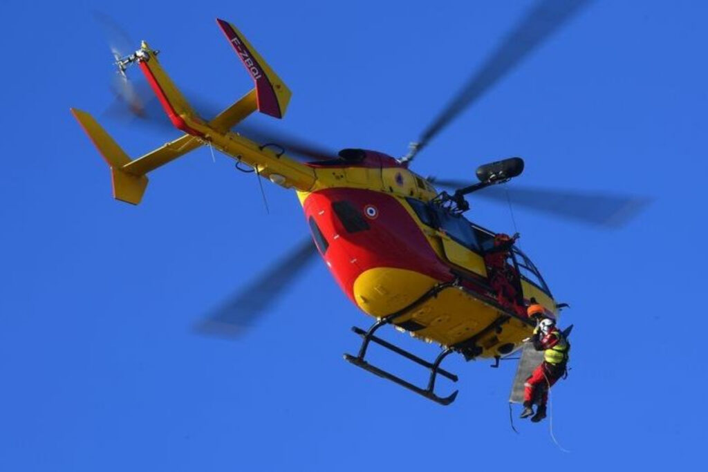 L’hélicoptère de la Sécurité Civile Dragon 69