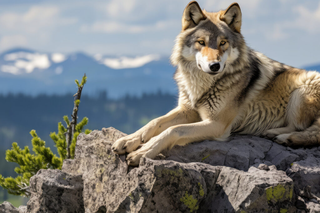 Loup du Yellowstone