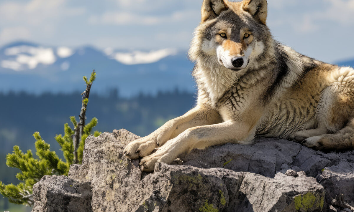 Loup du Yellowstone