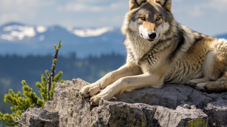 Loup du Yellowstone
