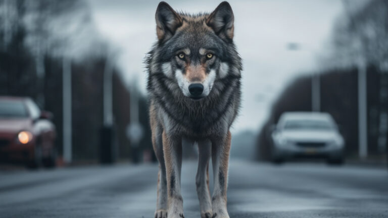 Un loup filmé en pleine ville près d’Orléans : intéressant ou inquiétant ?