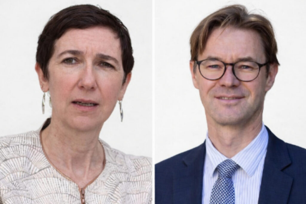 Anne Le Strat et Olivier Thibault de l'OFB