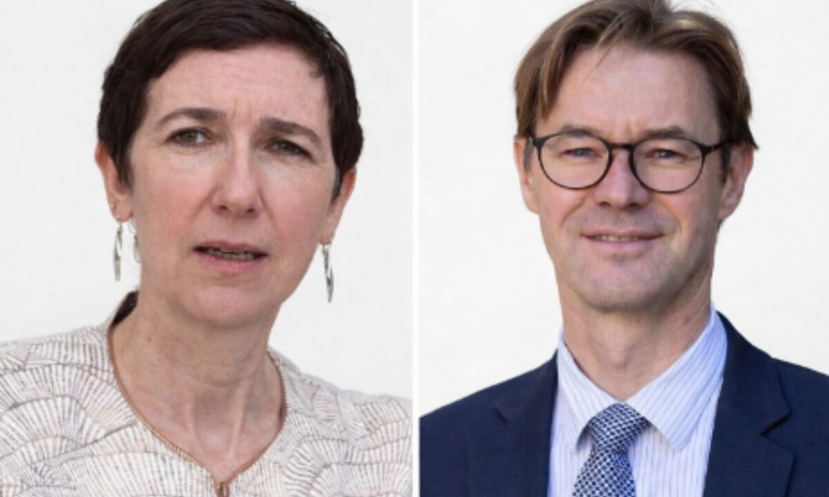 Anne Le Strat et Olivier Thibault de l'OFB