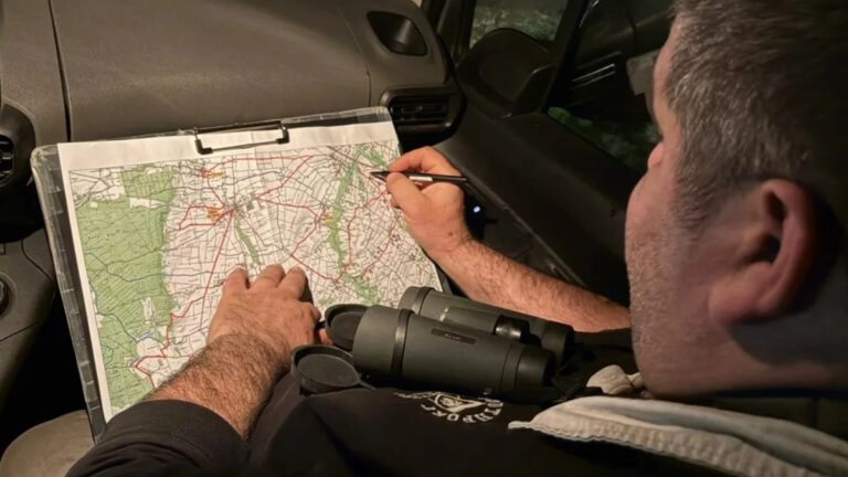 15 km/h, un projecteur et des jumelles : une nuit de comptage dans l’Yonne