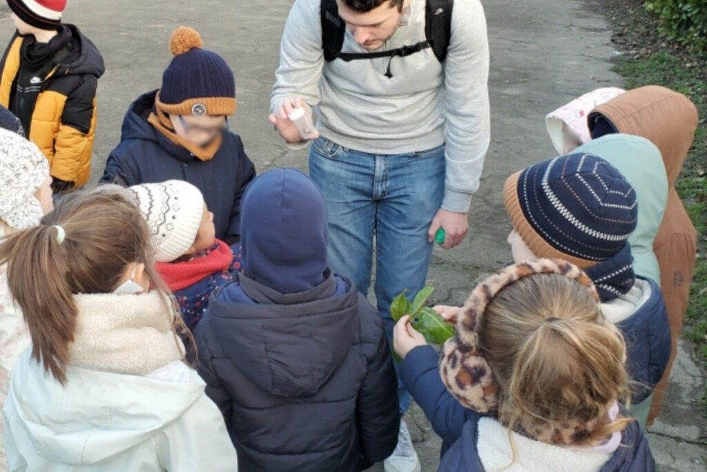 Découverte de la nature hivernale écolier FDC 50 et FRC Normandie