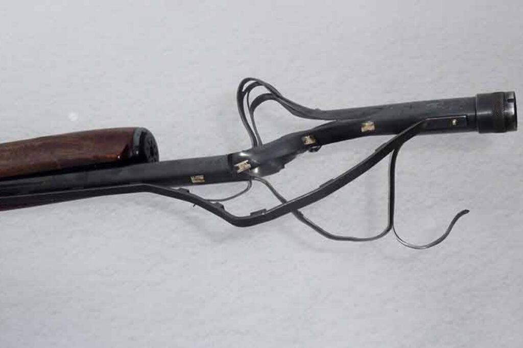 Fusil de chasse explosé