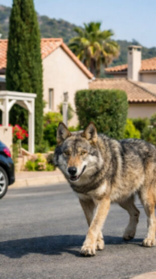 Fréjus: Des loups filmés en zone résidentielle !