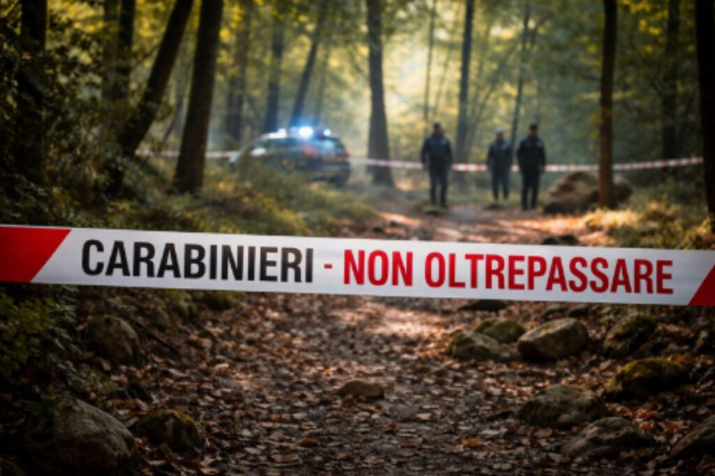 Police Italie scène de crime chasseurs morts par balles
