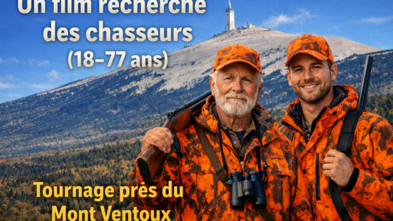 Vaucluse : des chasseurs recherchés pour figurer dans un film