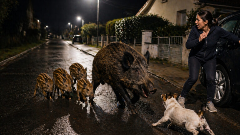 Landes : une laie attaque un chien et charge sa maîtresse en pleine zone résidentielle