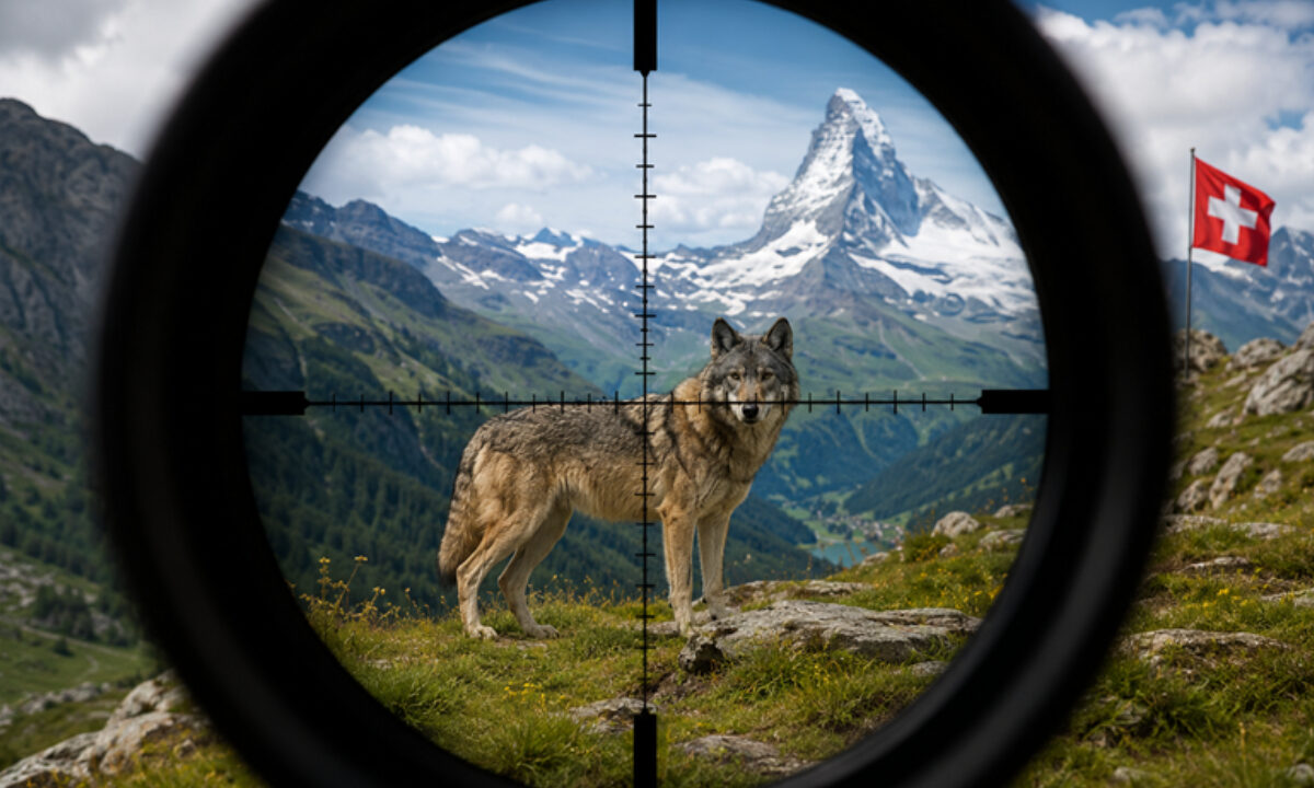 Loup dans réticule