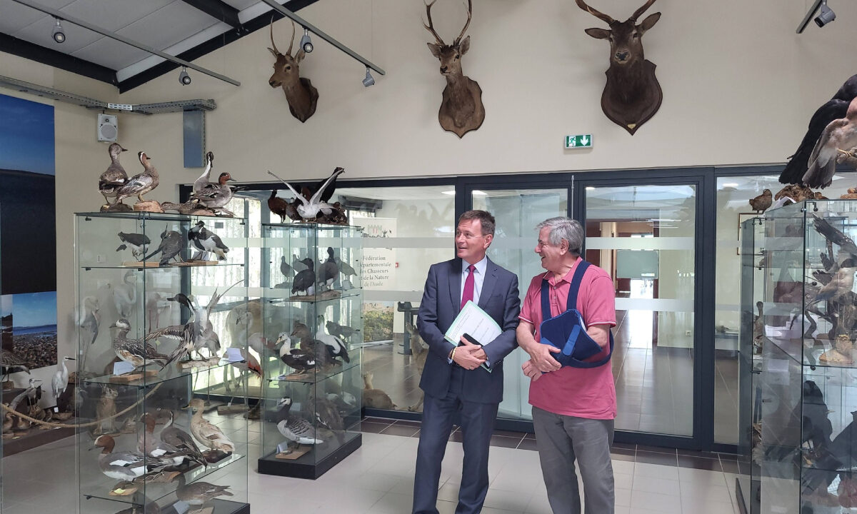 Visite du préfet de l'Aude au siège de la FDC 11