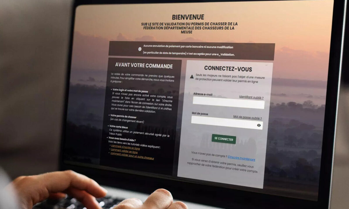Guichet unique validation permis de chasser