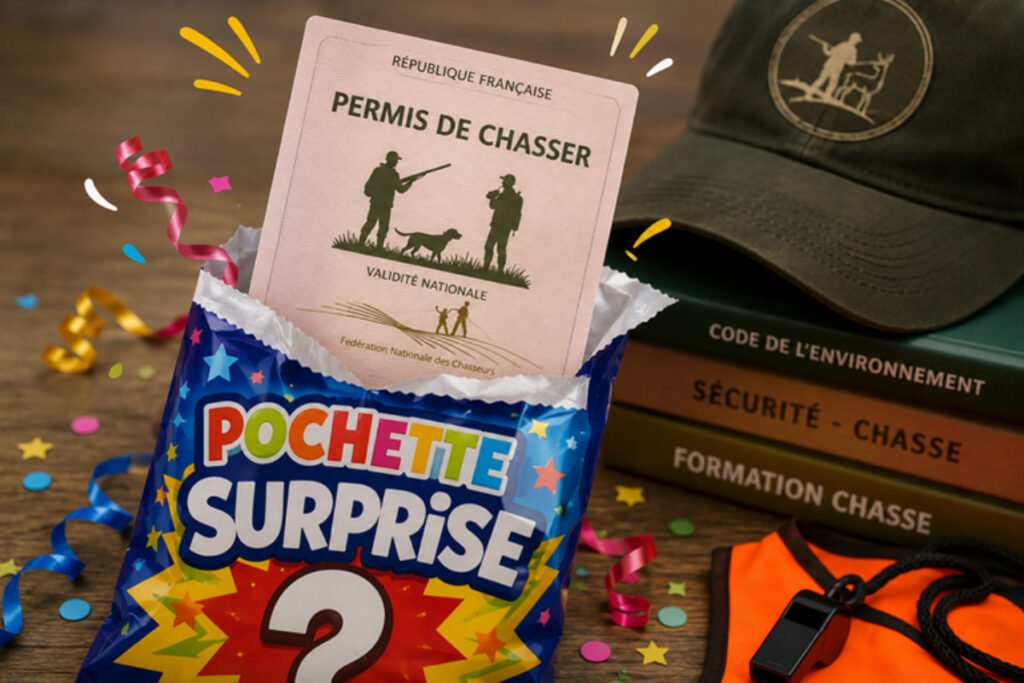 Permis de chasser pochette surprise