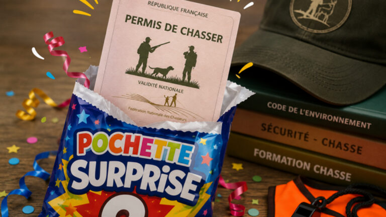 Permis de chasser pochette surprise