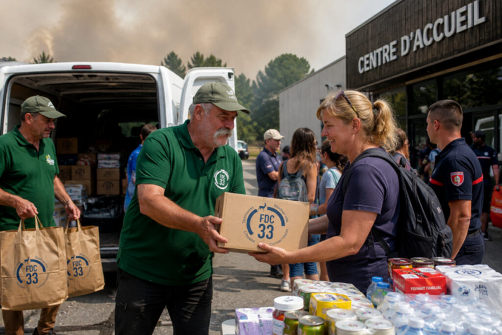 Engagement des chasseurs de Gironde face aux conséquences de l'incendie