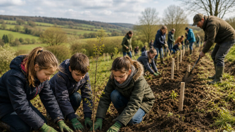 SensibilisHaie : les chasseurs ont planté 68 000 arbres en un an !