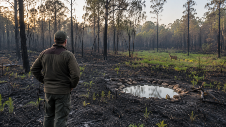 Thibault Varenne : « Après le feu, il faut maintenant aider la faune et les chasseurs »