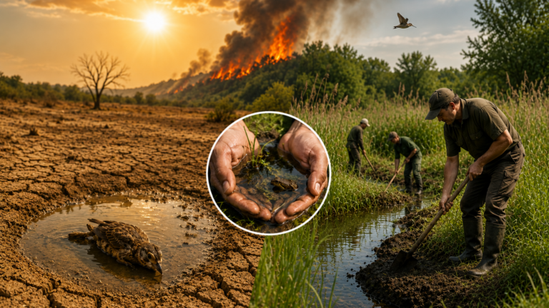Canicule : les anti-chasse veulent interdire la chasse mais qui crée les points d’eau pour la faune ?