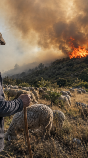 « Ce ne sont pas les loups qui arrêtent les incendies » : pour cet éleveur, la disparition du pastoralisme favorise les grands feux
