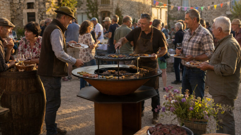 Aveyron : les braseros des chasseurs font découvrir la viande de gibier