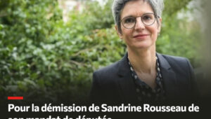 Sandrine Rousseau : une pétition à succès réclame sa démission